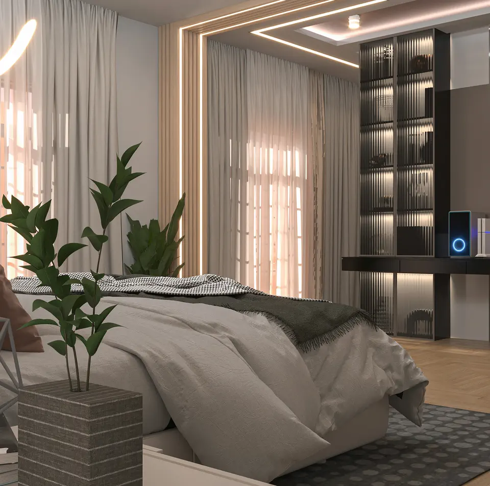 Chambre rénovée